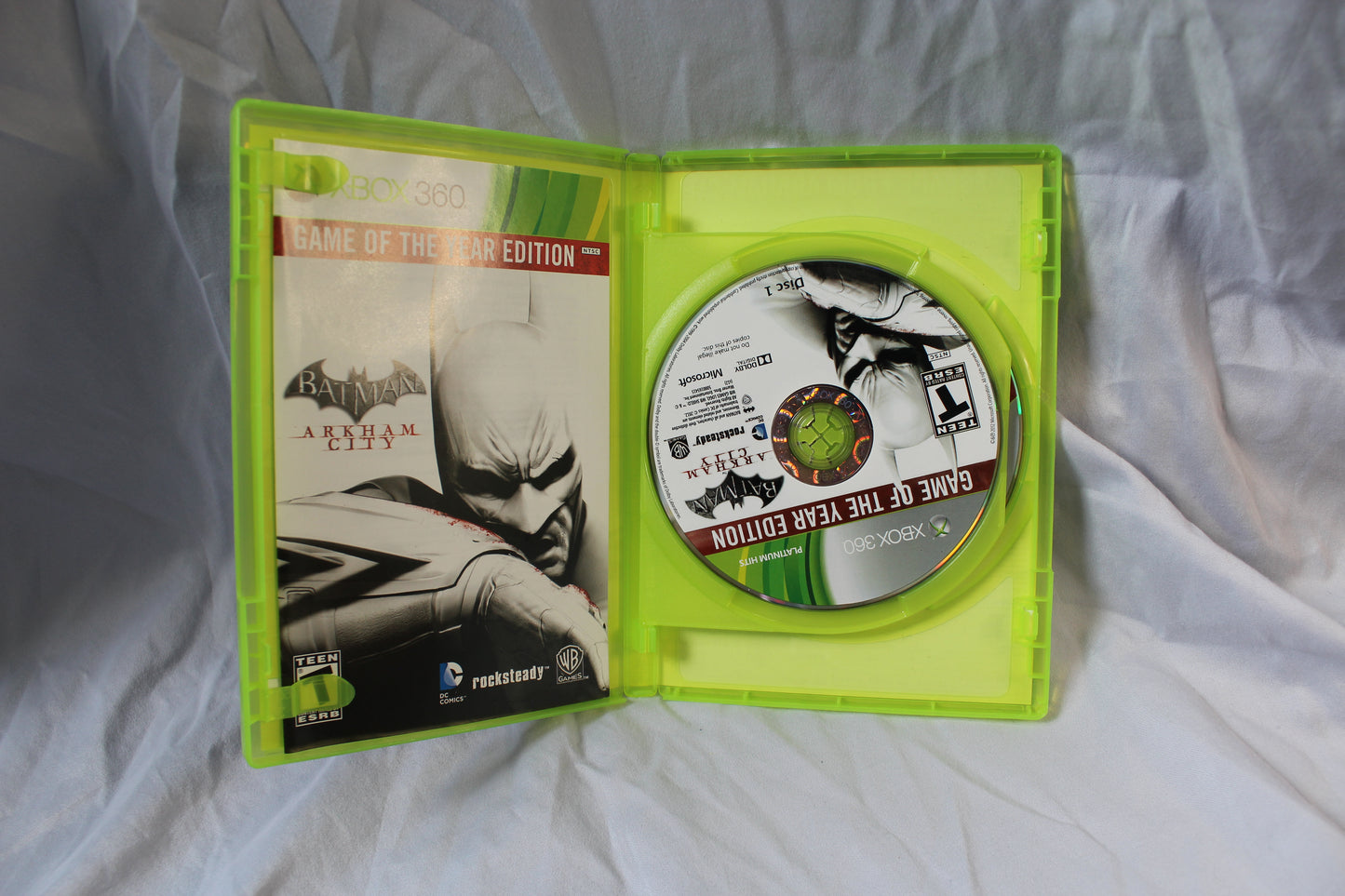 Batman: Arkham City -- Game of the Year Edition (Microsoft Xbox 360, 2012)