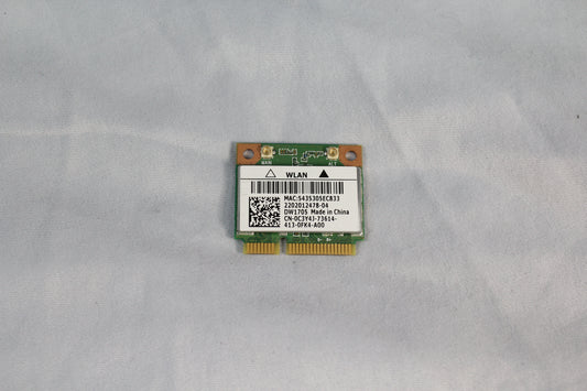 Dell Wireless DW1705 WLAN WiFi 802.11 b/g/n + Bluetooth 4.0 mPCI P/N C3Y4J