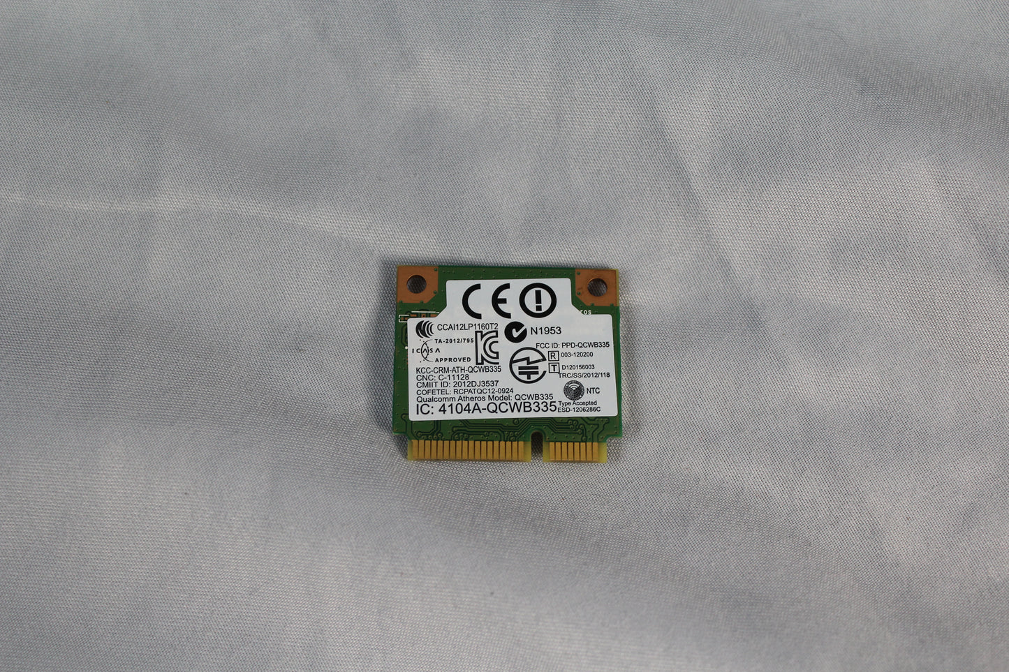 Dell Wireless DW1705 WLAN WiFi 802.11 b/g/n + Bluetooth 4.0 mPCI P/N C3Y4J