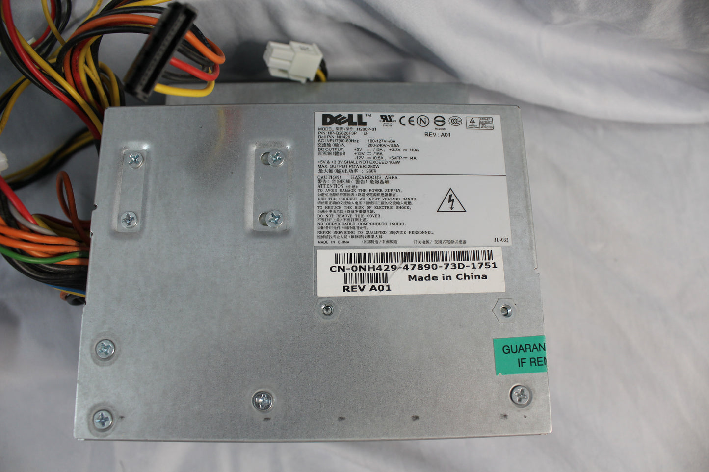 Dell H280P-01 Power Supply 280 W